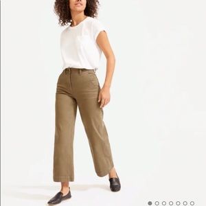 Everlane The Wide-Leg Crop Pant - Size 2
